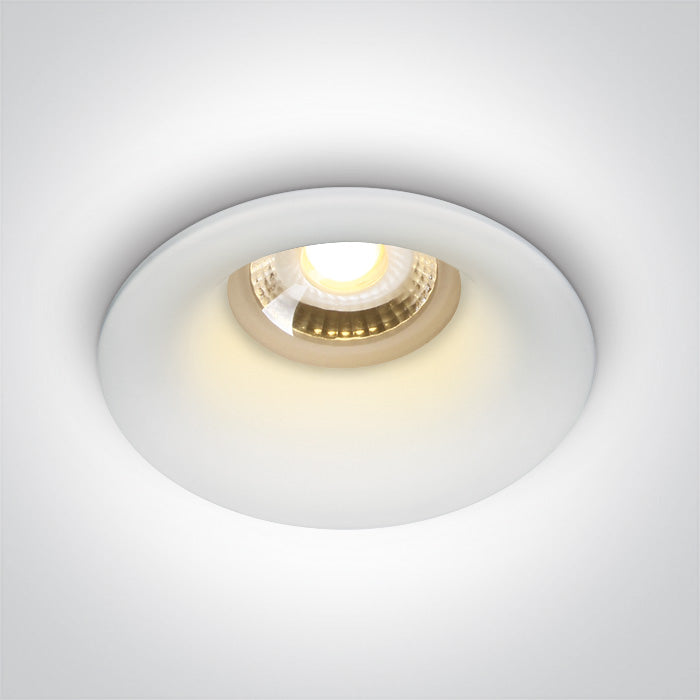 One Light 10105DG The Semi Trimless Dark Light 10W - 76mm Cut-Out