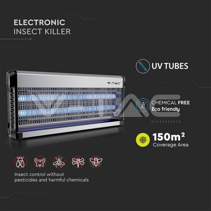 2 x 20W Electronic Insect Killer SKU: 11182 | VT: VT-3240