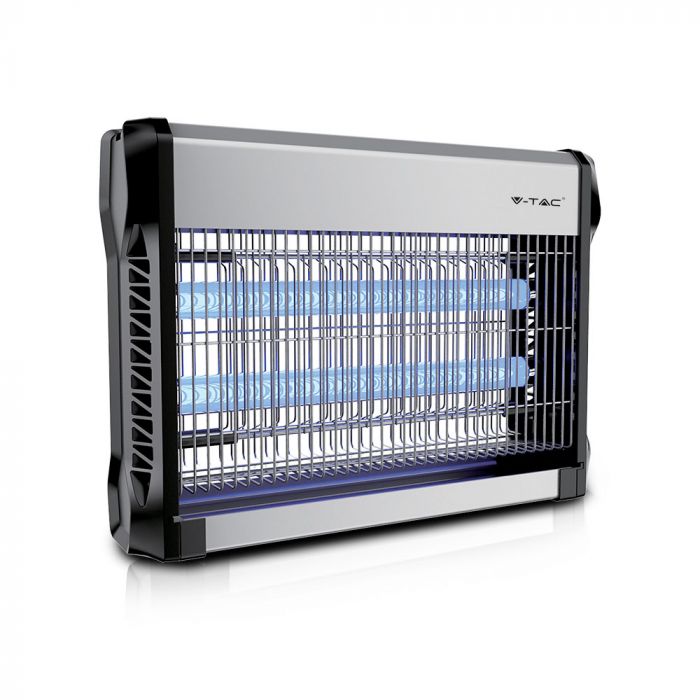 V-Tac 3220 2 x 10W Flykiller Coverage 80m2 Insect Killer Unit - V-Tac - VT-3220 11180-BS