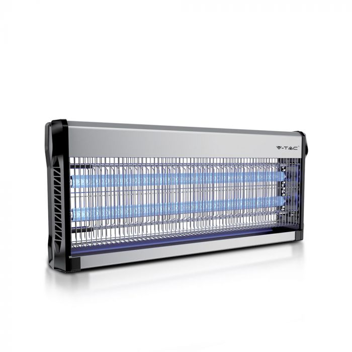 V-Tac 3240 2 x 20W Flykiller Coverage 150M2 Insect Killer Unit VT-3240 11182-BS