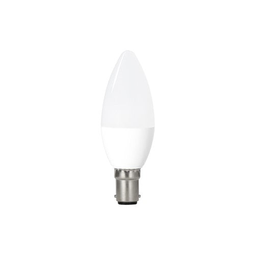 Integral LED Candle Bulb B15 470Lm 4.9W 4000K Non-Dimm 250 Beam Frosted Integral - ILCANDB15NE091