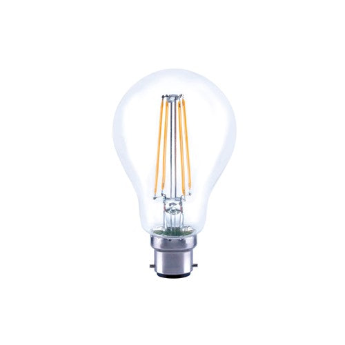 Integral LED Omni Filament Gls Bulb B22 1055Lm 8.5W 4000K Non-Dimm 320 Beam Clear Full Glass Integral - ILGLSB22NE128