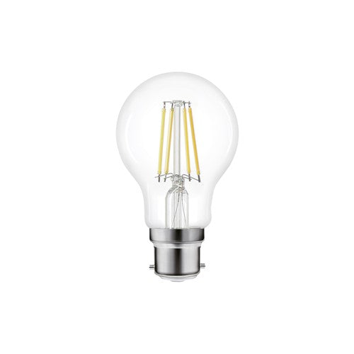 Integral LED Omni Filament Gls B22 470Lm 4.2W 4000K Dimmable 320 Beam Clear Full Glass Integral - ILGLSB22DE138