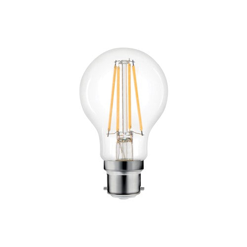Integral LED Omni Filament Gls Bulb B22 1055Lm 9.5W 4000K Dimmable 320 Beam Clear Full Glass Integral - ILGLSB22DE140