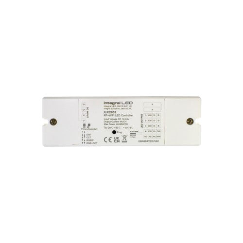 Integral LED Wifi & Rf Universal Receiver App Controlled Rgb+Cct 12-24V Constant Voltage 240W(12V) And 480W(24V) - ILRC033