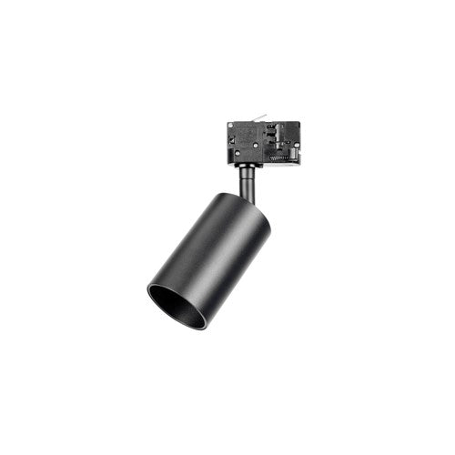 Integral LED Accentplus Spotlight S1 56Mm Diameter 100Mm Length Gu10 Led 3 Circuit Track Mounted Adjustable Black Finish - ILNEV001