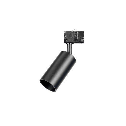 Integral LED Accentplus Spotlight S2 65Mm Diameter 130Mm Length Gu10 Led 3 Circuit Track Mounted Adjustable Black Finish - ILNEV002