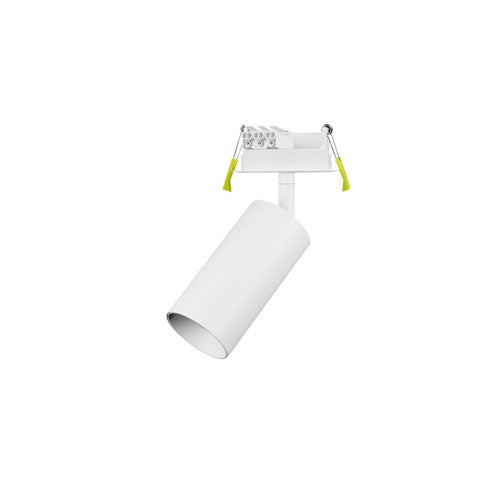 Integral LED Accentplus Spotlight S2 65Mm Diameter 130Mm Length Gu10 Led Recessed Mounted 70Mm Cutout Adjustable White Finish - ILNEV032