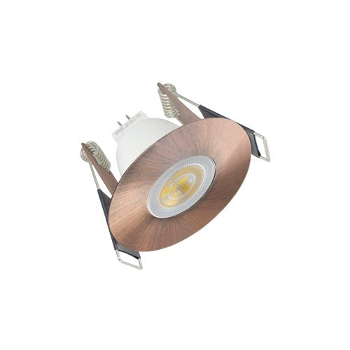 Integral LED Evofire Mini Fire Rated Downlight 45Mm Cutout Ip65 Copper Round Integral - ILDLFR45D043