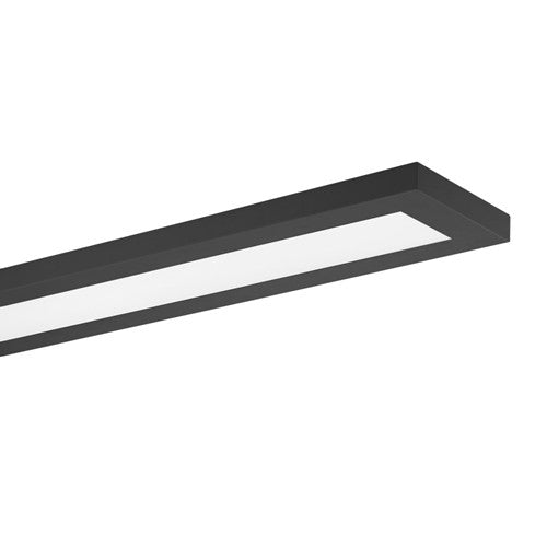 Integral LED Lineal Suspended Office Direct/Indirect 5Ft Emergency Wattage Switchable 28W/50W Cct Switchable 3000K/4000K/5000K 90º 110Lm/W Dali Dimmable Black - ILSOA018