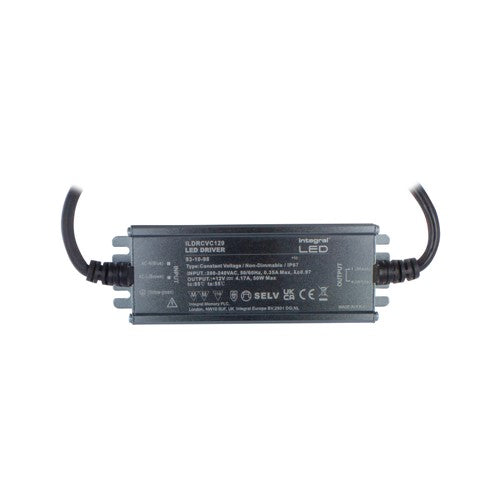 Integral LED Constant Voltage Driver 50W 12Vdc Ip67 Non-Dimm 200-240V Input Integral - ILDRCVC129