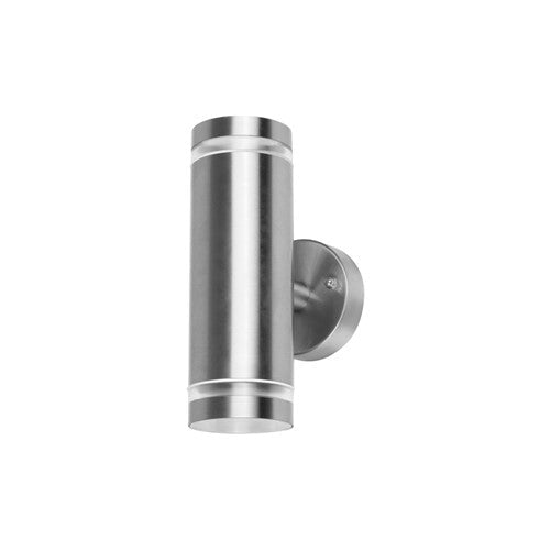 Integral LED Outdoor Stainless Steel Up And Down Wall Light Ip65 2Xgu10 Steel Integral - ILDED041