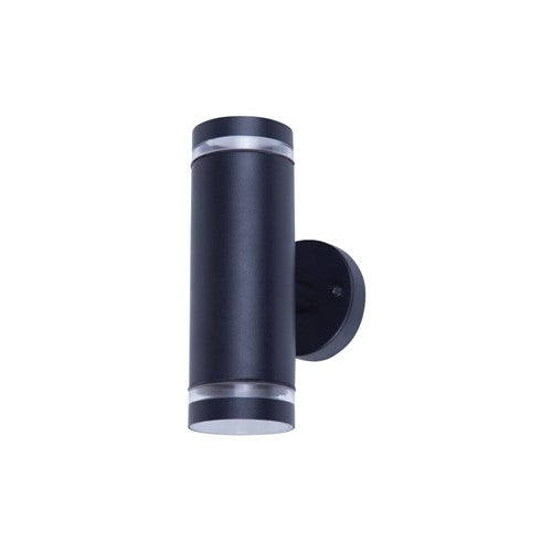 Integral LED Outdoor Stainless Steel Up And Down Wall Light Ip65 2Xgu10 Black Integral - ILDED042