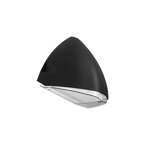 Integral LED Outdoor Midi Cobra Wall Pack 3Hr Emergency Power & Cct Selectable 7/8/10/12W 910Lm To 1560Lm 3000K/4000K 130Lm/W Black Ral9005 - ILWPE007