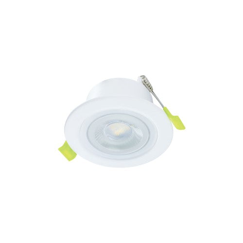 Integral LED Ecoguard Fire Rated Downlight 65Mm Cutout Ip65 600Lm 5W 3000K 38 Beam Dimmable 120Lm/W White Integral - ILDLFR65M001