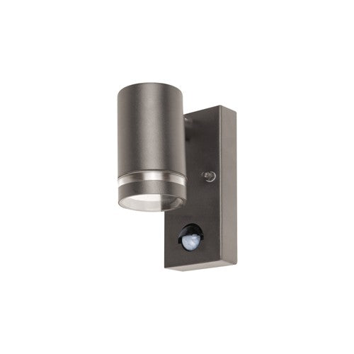 Integral LED Outdoor Stainless Steel Down Wall Light Pir Ip54 1Xgu10 Anthracite Grey Integral - ILDED061