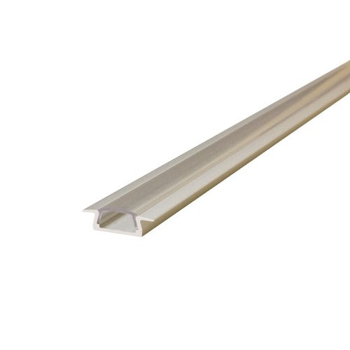 Integral LED Profile Aluminium Recessed 2M Clear Clip-In Diffuser 22 X 6Mm Include 2 Endcaps And 4 Mounting Brackets - ILPFR198