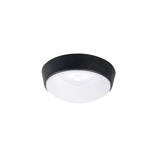 Integral LED Tough Shell Compact Circular Pir Bulkhead 215Mm Dia 10W 1100Lm 3000/4000/6000K Switchable Cct Ip65 Ik10 100Lm/W Inluding White And Black Bezels Integral Led - ILBHP001