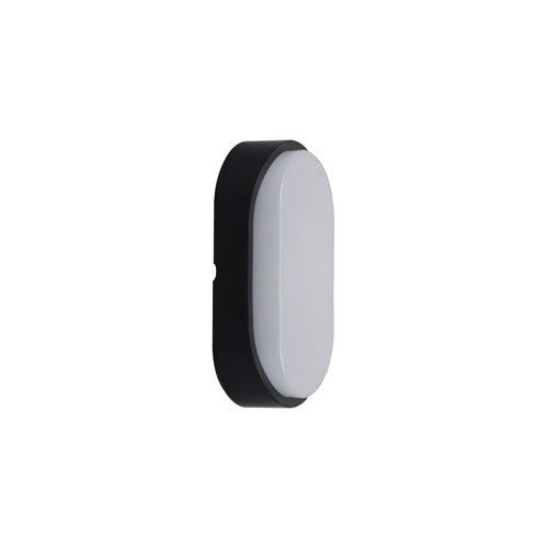 Integral LED Tough Shell Compact Oval Bulkhead 213X120Mm 10W 1100Lm 3000/4000/6000K Switchable Cct Ip65 Ik10 100Lm/W Inluding White And Black Bezels Integral Led - ILBHP004