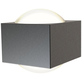 Ansell Lighting AMISASQ/GR/CW Misano Square 11W 4000K IP65 Graphite Up/Down LED Wall Light