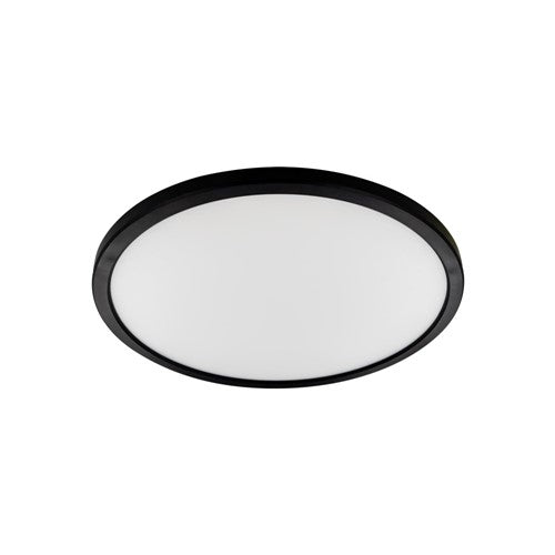 Integral LED Slim Halo Ceiling/Wall Light 291Mm Dia 18W 1500Lm 2700K Triac Dimmable Black Bezel Integral Led - ILBHS004