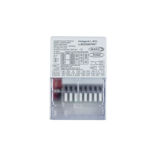 Integral LED Constant Current Compact Driver Adjustable Output 4.8-14W 120-350Ma Ip20 Dali- Dali2 - Push-Dimm 0-10V Dimmable 14-40V Output Integral - ILDRCCA086A