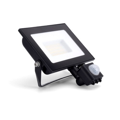 Integral LED Compact Slim Floodlight Pir 30W 3000Lm 4000K 120 Beam 100Lm/W Ip65 Ik08 Integral Led Black - ILFLE041