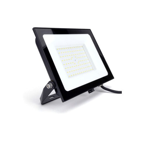 Integral LED Compact Slim Floodlight 100W 10000Lm 4000K 120 Beam 100Lm/W Ip65 Ik08 Integral Led Black - ILFLE023