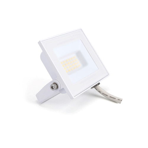 Integral LED Compact Slim Floodlight 20W 2000Lm 4000K 120 Beam 100Lm/W Ip65 Ik08 Integral Led White - ILFLE018