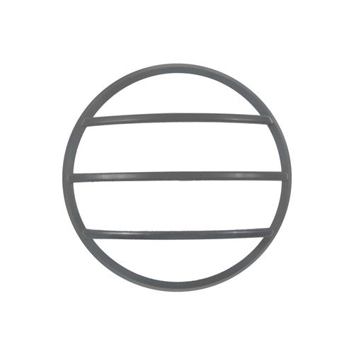 Integral LED Tough Shell Compact Bulkhead 215Mm Dia Anthracite Grey Circular Louvre Accessory - ILBHPA016