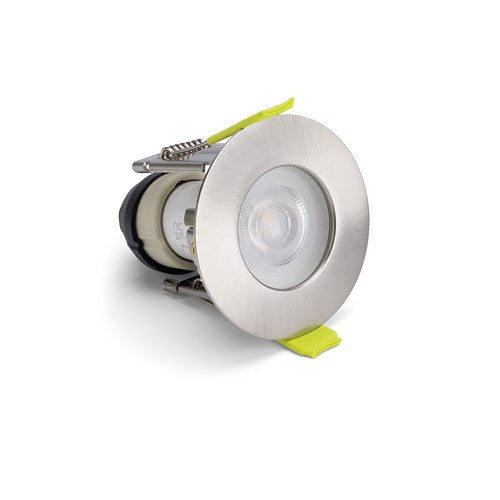 Integral LED Evofire Mini Fire Rated Downlight Ip65 43Mm Cutout 55Mm Dia Satin Nickel Finish Includes Gu10 Holder - ILDLFR43D061