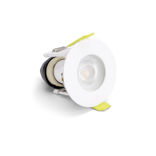 Integral LED Evofire Mini Fire Rated Downlight Ip65 43Mm Cutout 55Mm Dia White Finish Includes Gu10 Holder - ILDLFR43D060