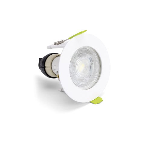Integral LED Evofire Fire Rated Downlight Ip65 60Mm Cutout 72Mm Dia White Finish Includes Gu10 Holder - ILDLFR60D104