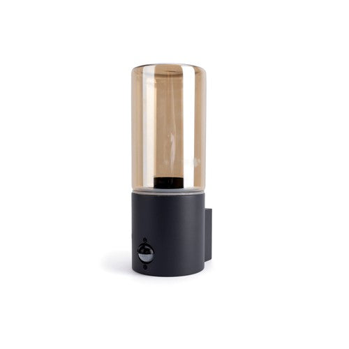 Integral LED Outdoor Decorative Wall Light Pir Ip54 For 1Xe27 Drak Grey Integral - ILDEB068