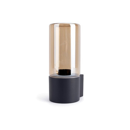 Integral LED Outdoor Decorative Wall Light Ip65 For 1Xe27 Drak Grey Integral - ILDEB067