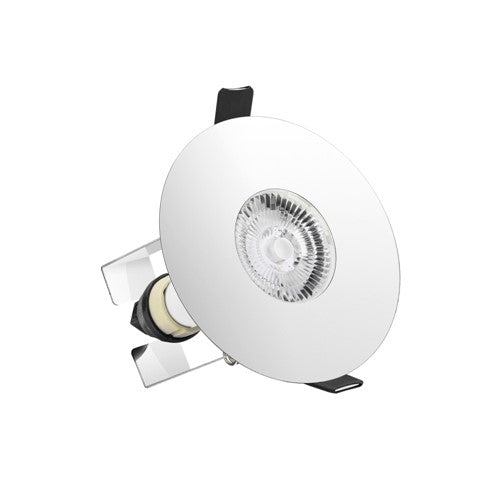 Integral LED Evofire Fire Rated Downlight 70-100Mm Cutout Ip65 Polished Chrome Round +Gu10 Holder & Insulation Guard Integral - ILDLFR70D020