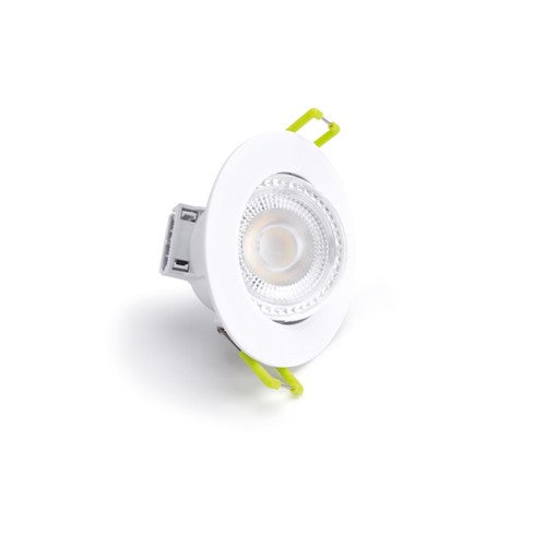 Integral LED Compact Eco Led Downlight Ip44 30 Deg Tiltable Tuya Rgbw 4.8W 360Lm Rgb/2700 To 6500K 75Lm/W 60 Deg Beam Dimmable 68Mm Cut Out - ILDL68G012