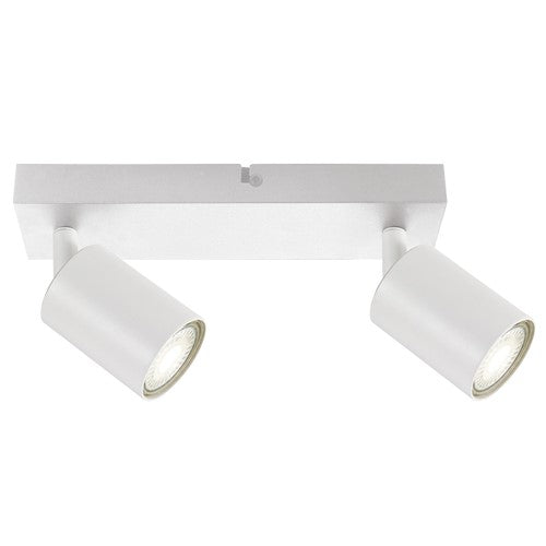 Integral LED Siena Indoor Ceiling Light 2 Way Gu10 Spotlight Bar Ip20 White Integral - ILDIA021
