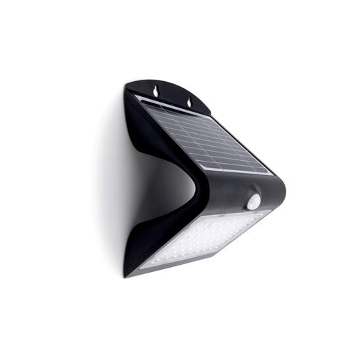 Integral LED True Solar Outdoor Wedge Wall Light Pir Ip65 500Lm 4W 4000K Black Integral - ILSWL002