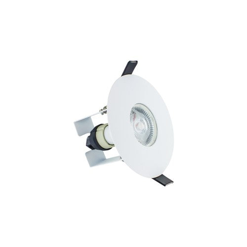 Integral LED Evofire Fire Rated Downlight 70-100Mm Cutout Ip65 White Round +Gu10 Holder & Insulation Guard Integral - ILDLFR70D013