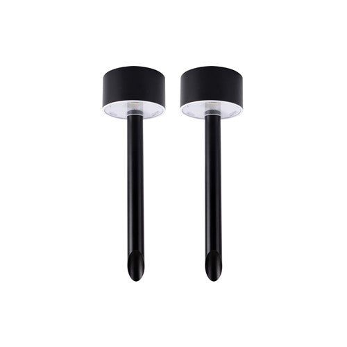 Integral LED True Solar Outdoor Spike Light 2Packs Ip44 60Lm 0.5W 3000K Black Integral - ILSSKB013