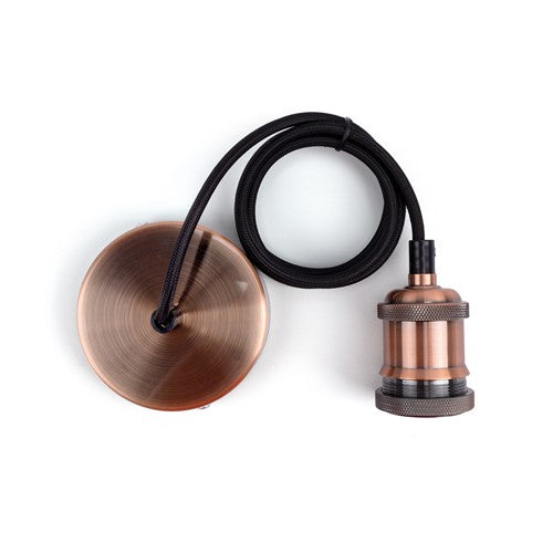 Integral LED Indoor Pendant Lamp Holder E27 Ip20 1.2M Cable Copper Integral - ILDIB032