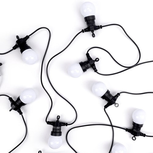 Integral LED Outdoor 24V Festoon Light 20 Bulbs Set Ip44 130Lm 5.5W 3000K Frosted With Ip20 Uk Plug Integral - ILDEL081