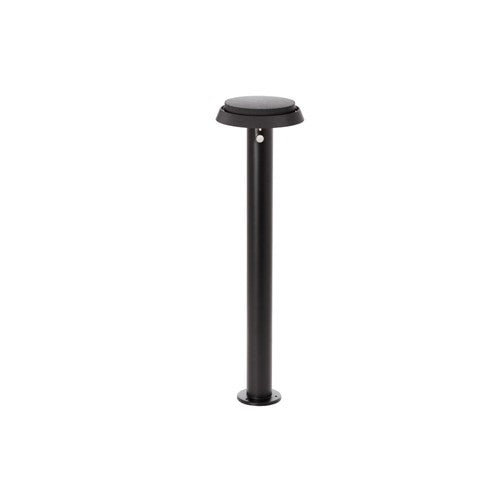 Integral LED True Solar Outdoor Bollard Light 700Mm Ip65 Adjustable 40/220/340Lm 6W Cct Adjustable 3/4/6500K Black Integral - ILSBDB009