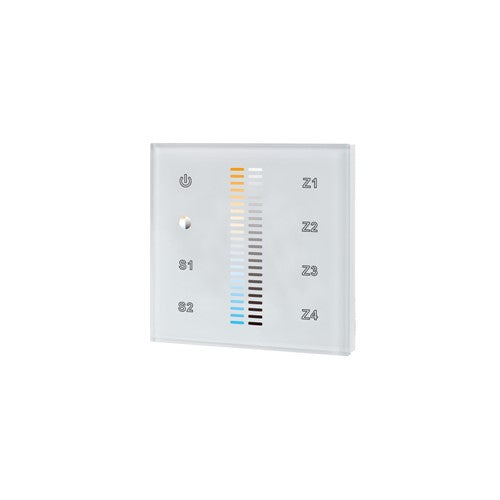 Integral LED Rf Wall Mount Touch Remote Colour Temperature Chnage 4 Zone 100-240 Ac Input White Integral - ILRC021