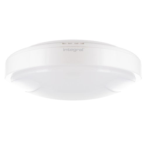 Integral LED Tough Shell Bulkhead 350Mm Dia Ip44 1750Lm 24W 4000K Ik09 200 Beam Non-Dimm 72Lm/W Integral - ILBHA003