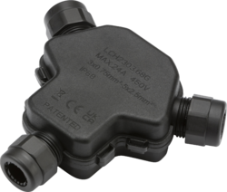 IP68 3-way Weatherproof Gel Junction Box