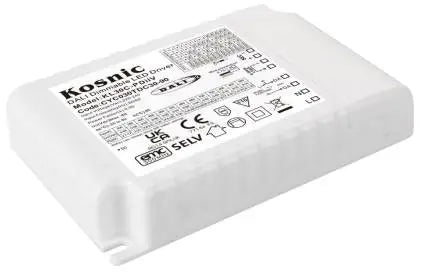DRC30/DA Dimmable Driver: 30W DALI, 1-10V, Primary PUSH Driver