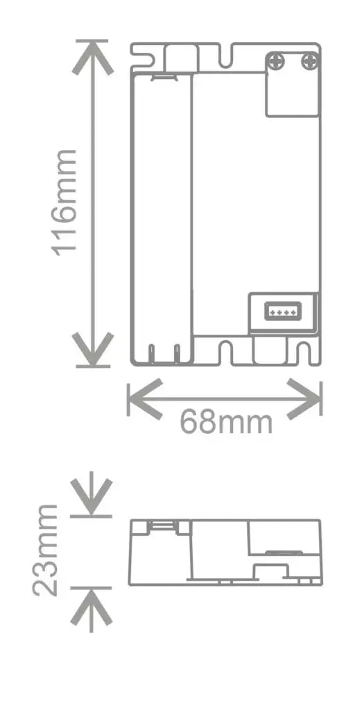 2W standard emergency module for LED DD and bulkhead
