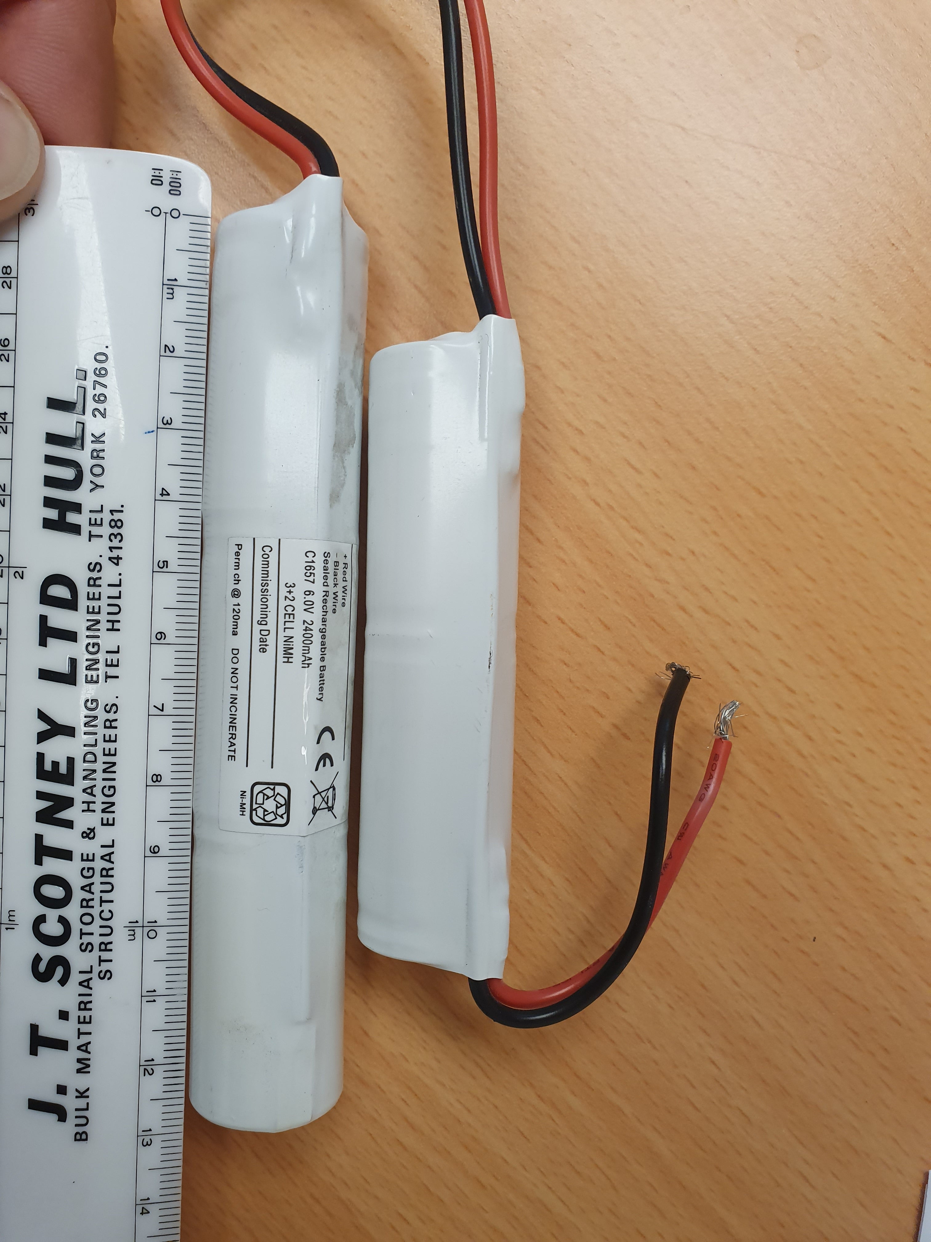 5/1SCM3-D 6v 3Ah NI-MH Sub C 3+2